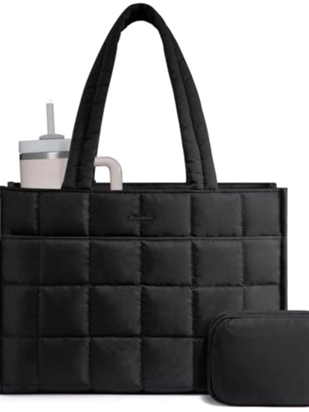 🆕 Tote Bag for Women, Puffer Work Handbag 15.6 Inch Laptop Purse for Nurse